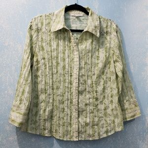 JM collection buttons down Floral Printed shirt